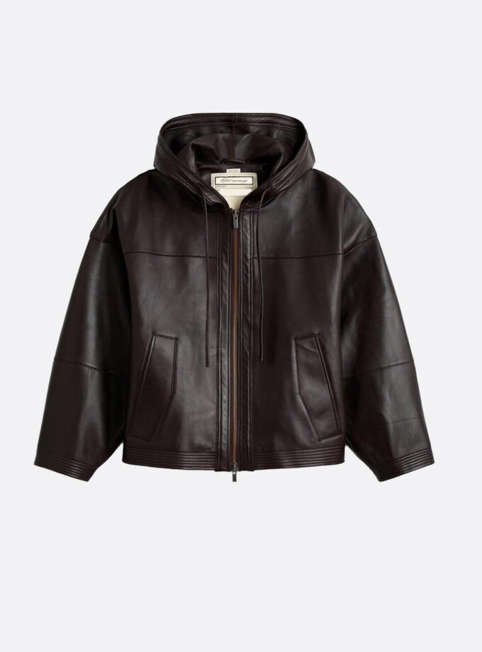 Old money leather jacket