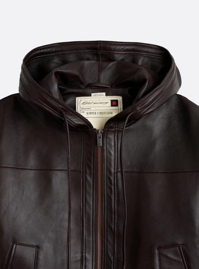 Old money leather jacket